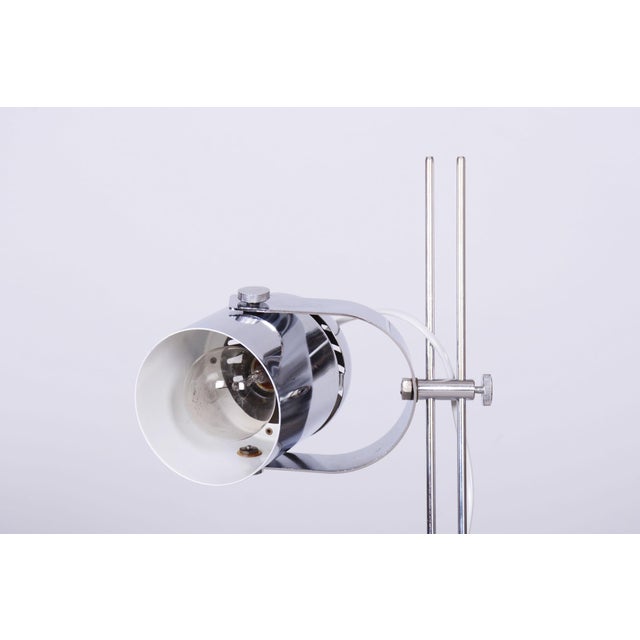 Mid-Century Modern Mid-Century Modern Table Lamp in Chrome by J. Indra for Combi Lux, Czech, 1970s For Sale - Image 3 of 11