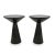 Stone Charcoal Bluestone Cone Side Table Small For Sale - Image 7 of 9