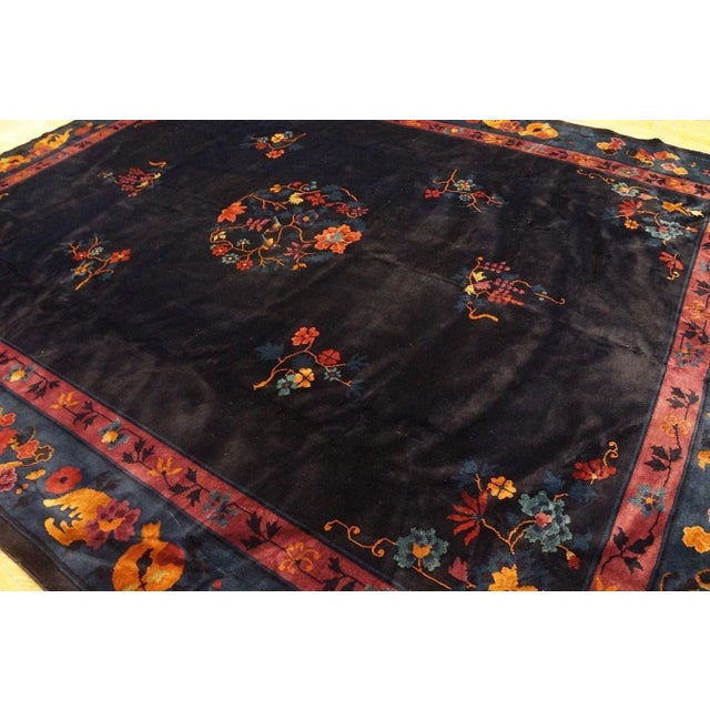 Early 20th Century Chinese Peking Carpet ( 8'9'' x 11'1" - 266 x 338 ) For Sale - Image 10 of 12