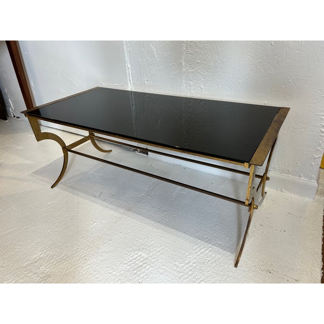 Ebony 1940s French Ramsey Style Coffee Table For Sale - Image 8 of 8