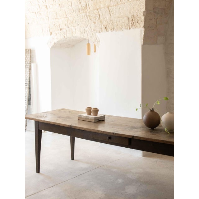 Antique Oak Dining Table, 1700s For Sale - Image 4 of 10