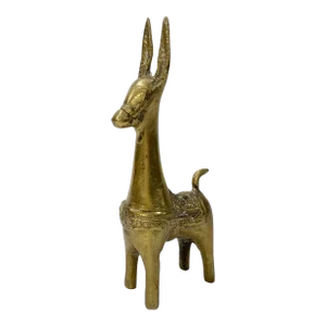 Vintage Brass Burro Figure