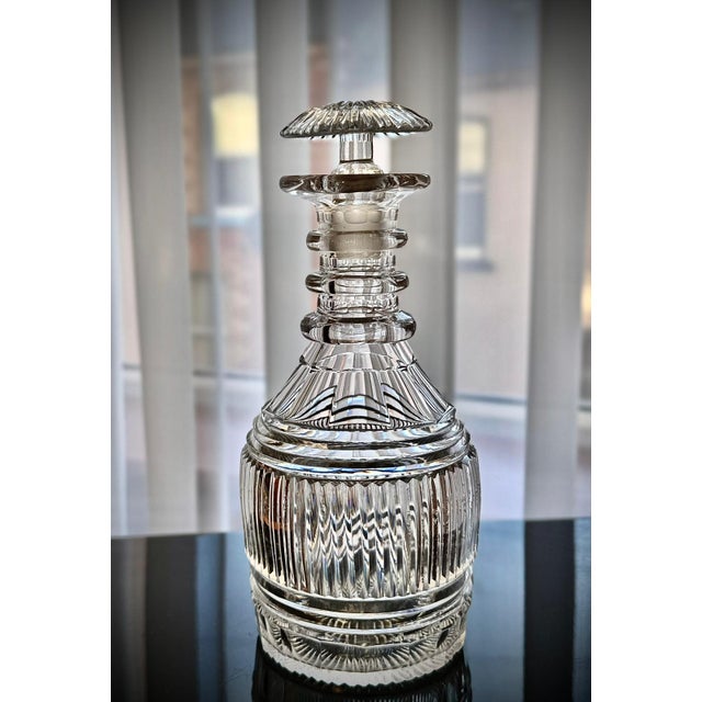 Georgian Cut Glass Decanter, England, 1835 For Sale - Image 12 of 18