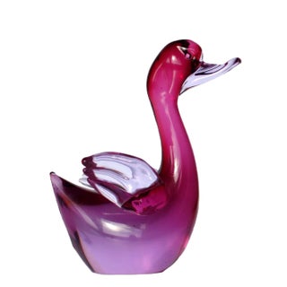 Murano Glass Bird Sculpture by Archimede Seguso, 1950s For Sale