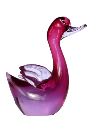 Murano Glass Bird Sculpture by Archimede Seguso, 1950s
