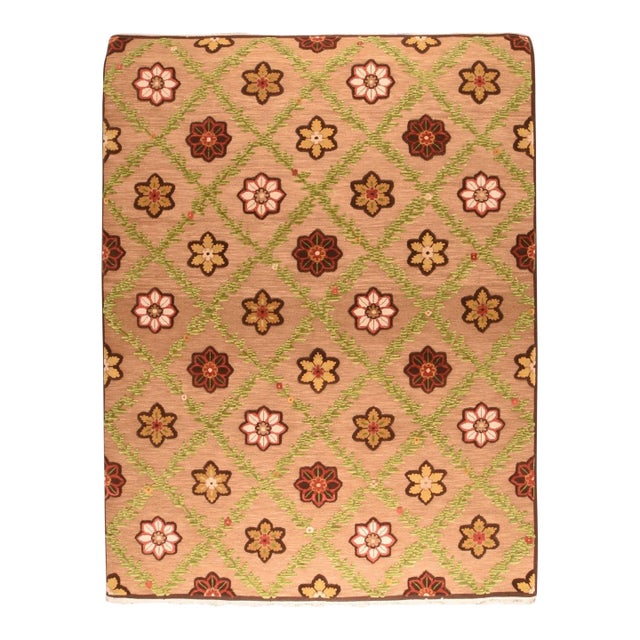 Indian Sumak Manchoria Rug 9' X 12' For Sale