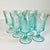 1970s Vintage Victorian Boho Chic Indiana Glass Co. Recollection Goblets - Set of 7 For Sale - Image 6 of 12