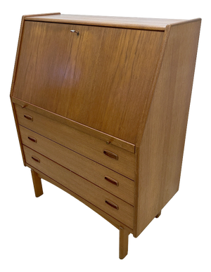 Vintage Secretaire in Teak from Bernhard Pedersen & Son