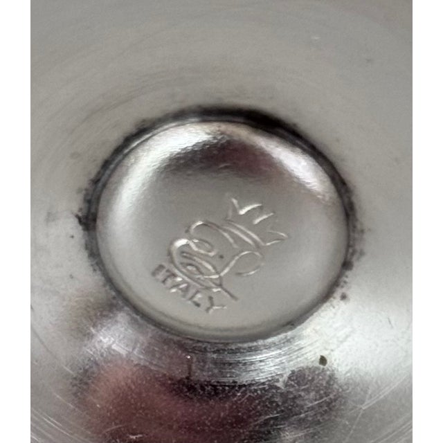 Mid 20th Century Made in Italy El De Uberti Mid-Century Silver Plated Goblets - Set of 8 For Sale - Image 5 of 17