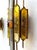 Pair of Hammered Glass Wrought Iron Sconces by Longobard, Italy, 1970s For Sale - Image 12 of 12
