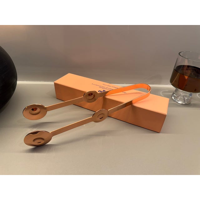 Contemporary Tom Dixon 'Plum' Glass Ice Bucket, Tongs and Two Glass Set - 4pcs For Sale - Image 9 of 10