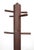 Mid 20th Century Rustic Solid Walnut Coat Tree Rack For Sale - Image 4 of 8