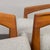 Set of Paperknife Lounge Chairs in Teak and Natural Wool Fabric, 1960s For Sale - Image 15 of 18