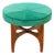 1960s Mid Century Astro Vanity Stool by G Plan in Teak & Jade, Attributed For Sale