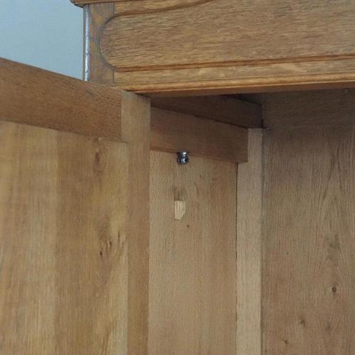 Antique Art Nouveau Mirrored Wardrobe with Drawers, France, 1900s For Sale - Image 13 of 18