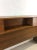 Wood Mid Century Modern Double Storage Headboard With Sliding Doors For Sale - Image 7 of 11