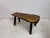 Brutalist Rustic Wabi Sabi Elm Coffee Table with Dot Details, 1960s For Sale - Image 3 of 17