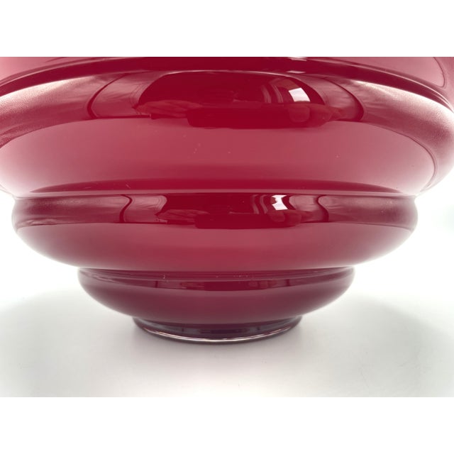 2000 - 2009 Vase in Red by Napoleone Martinuzzi, 2000 For Sale - Image 5 of 7