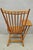 Vintage Hunt Country Furniture Pine Wood Writing Desk Windsor Chair W/ Drawer For Sale - Image 17 of 18