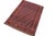 Shabby Chic Antique Soumak Rust/Blue Wool Rug - 5'7'' X 7'10'' For Sale - Image 3 of 10
