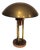 Vintage Art Deco Mushroom Table Lamp in Gilt Brass, 1930s For Sale