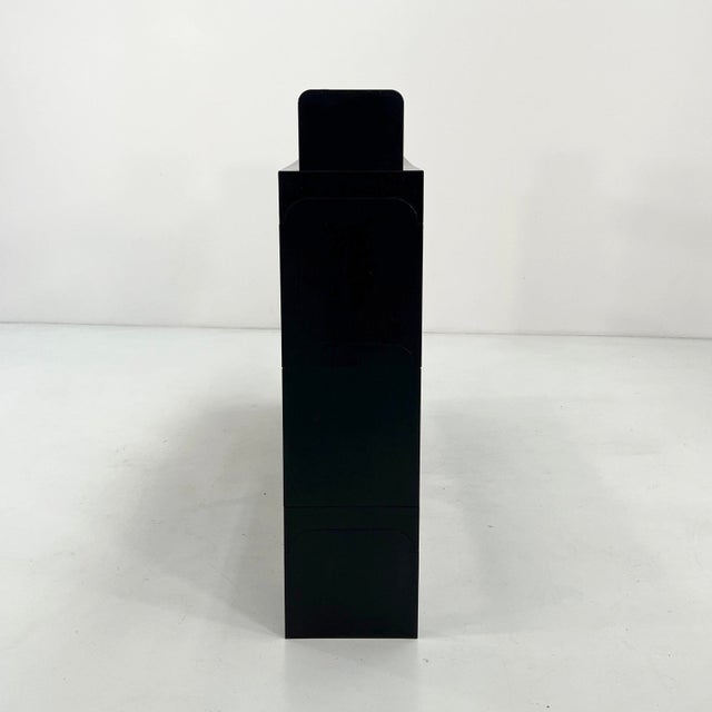 Modern Black Modular Shelf by Olaf Von Bohr for Kartell, 1970s For Sale - Image 3 of 9
