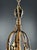 Metal 1930s Mid-West Mfg. Soleure Series Art Deco 5-Light Slip Shade Chandelier in Cast Bronze For Sale - Image 7 of 14