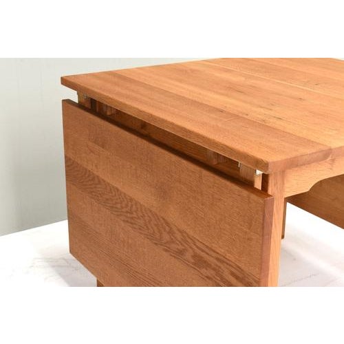 Scandinavian Drop Leaf Dining Table in Oak, 1970s For Sale - Image 13 of 17