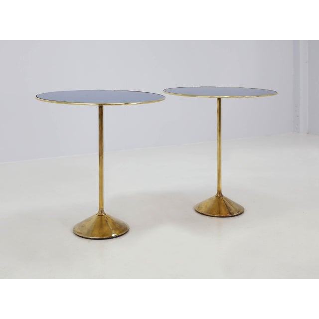 Mid-Century Modern Large Model T2 Varedo Side Tables by Osvaldo Borsani for Atelier Borsani, Italy, 1951, Set of 2 For Sale - Image 3 of 10