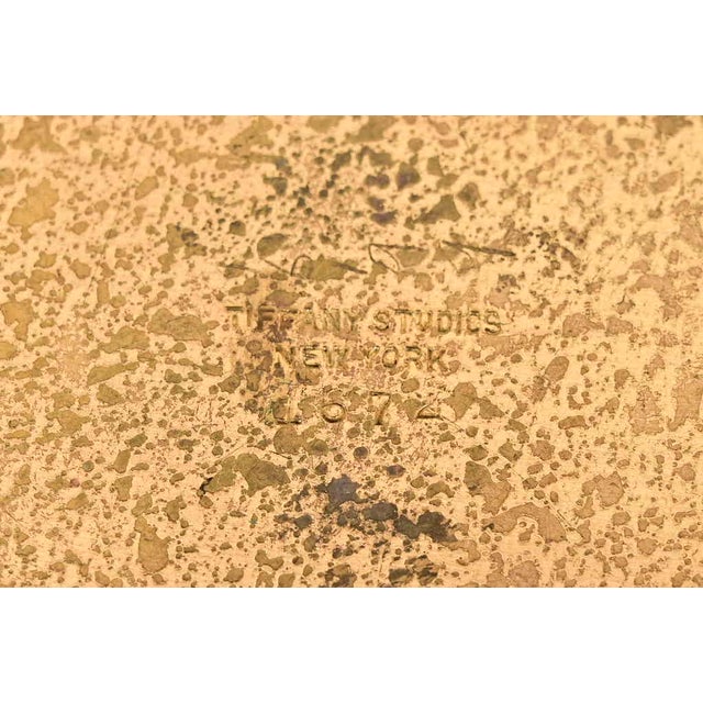 Metal Tiffany Studios New York Bronze Doré Plate With Celtic Knot Design For Sale - Image 7 of 8