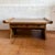 Brown Wooden Scroll-End Coffee Table with Drawers For Sale - Image 8 of 8