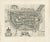 Antique Map of the City of Franeker by Blaeu, 1652 For Sale