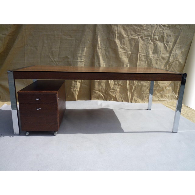 Rosewood Office Set, 1980s, Set of 3 For Sale - Image 10 of 13