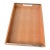 Shagreen Style Faux Snakeskin Decorative Serving Tray With Nickel Handles For Sale
