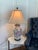 Vintage Hand‑Painted Chinese Peony Porcelain Ginger Jar Lamp With Vintage Silk Shade for Palm Beach Chic, Grandmillennial & Chinoiserie - See Pics! For Sale In New Orleans - Image 6 of 11