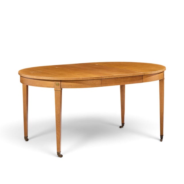 Baker Milling Road Walnut Expanding Dining Table With 2 Leaves For Sale - Image 9 of 13