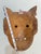 Mid 20th Century Thai Hand-Carved Wood Stylized Boar Folk Art Wall Mask For Sale - Image 10 of 12