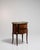 19th Century France Rich Mahogany Petite Marble-Top Side Table For Sale - Image 4 of 11