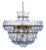 Jamie Young Arcade Chandelier in Pale Blue Glass For Sale