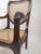 Brown Art Nouveau Armchair in Oak and Canework, 1900s For Sale - Image 8 of 12