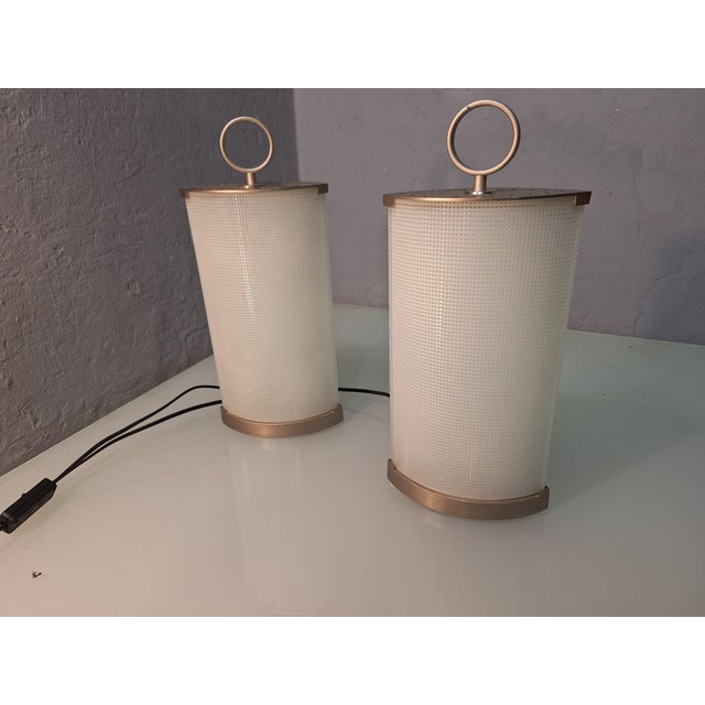 Gray Pirellina 2781 Model Table Lamp by Gio Ponti for Fontana Arte, 1980s For Sale - Image 8 of 11