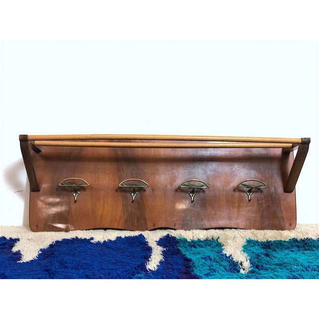 Mid-Century Coat Hanger, Italy, 1950s For Sale - Image 12 of 15