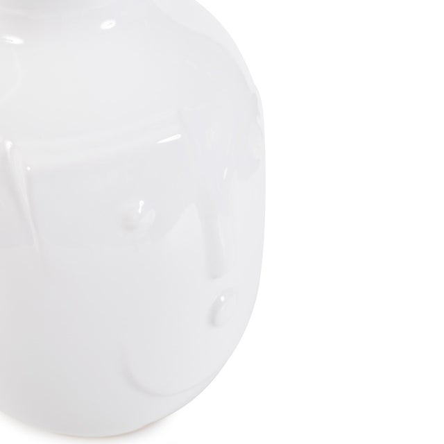 White Larry Vase For Sale - Image 8 of 11