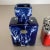 1970s Blue-Red Pottery Fat Lava Glaze WGP Vases from Jopeko, Germany, 1970s, Set of 2 For Sale - Image 5 of 18