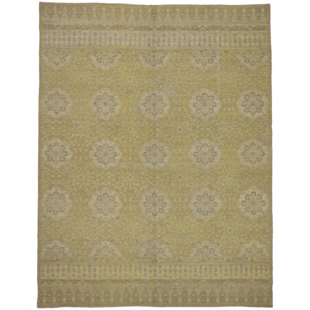 Vintage Khotan Style Rug - 09'02 X 11'10 For Sale - Image 9 of 10