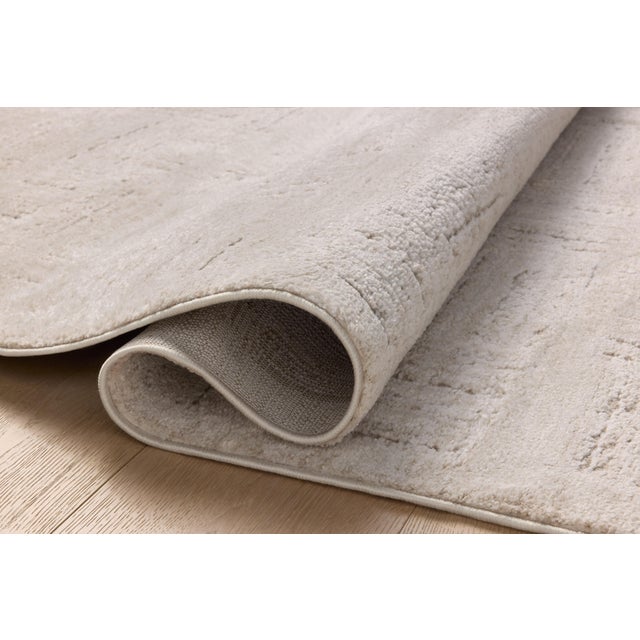 Loloi Rugs Amber Lewis x Loloi Monty Ivory / Taupe 4'-0" x 6'-0" Accent Rug For Sale - Image 4 of 7