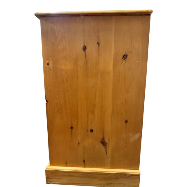 Vintage Pine Nine Drawer Chest of Drawers, 1950s For Sale - Image 4 of 10