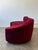 Textile 1980s Burgundy Kagan Style Sofa For Sale - Image 7 of 13