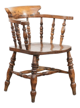 Antique English Captain's Chair, 1800s