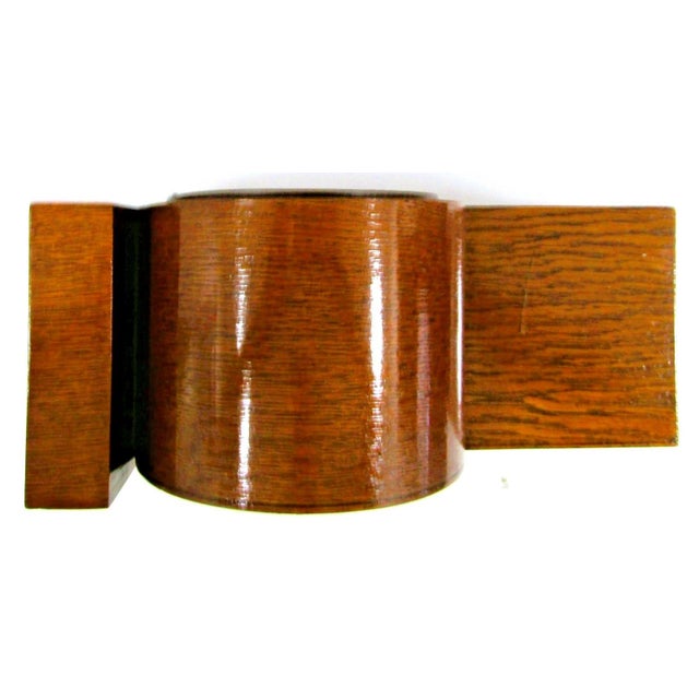 Antique 1931 German Junghans Pfeilkreuz Coromandel Mantel Clock 8 Day Bauhaus For Sale - Image 14 of 16